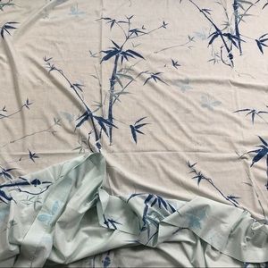 Vintage Bamboo & Butterfly Flat Sheet